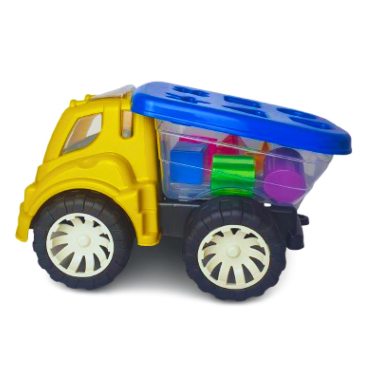 Brinquedo Caminhão Didático Amarelo - Smiling Kids Brinquedo Caminhão Didático Amarelo - Smiling Kids